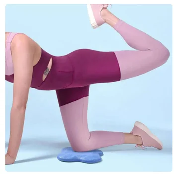 Novo Braço de Yoga Fitness Almofada Almofada de Cotovelo de Proteção TPE Almofada de Equilíbrio Treino Suave Tapete de Yoga Almofada de Espuma de Exercícios de Perna Para o Joelho