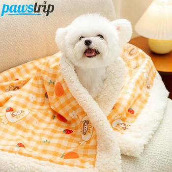 Espessamento do Cão Cobertor Macio Cão Esteira-Cama Quente e Confortável, Cachorro Dormindo Esteira para Cães Pequenos Cachorro Tapete de Gato Cobertor Suprimentos para animais de Estimação
