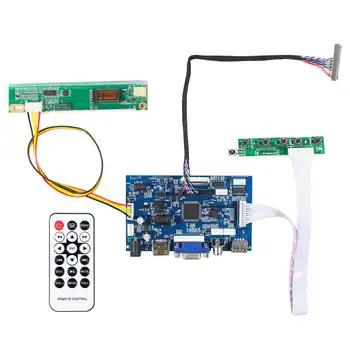 HD-MI VGA 2AV Controlador de Placa de Obra, Com 14,1 polegadas de 15,4 polegadas, 1280 x 800 Ecrã LCD LP141WX3 LT141WX1 CLAA141WB02 LTN154W1-L01 etc.