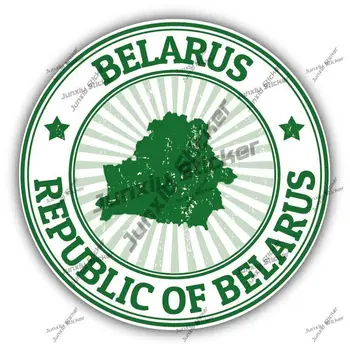 Bielorrússia Mapa De Selo Adesivo De Carro Campista Pára-Choques De Caminhão Iate Voiture Curso De Oclusão Zero Exterior Diy Decalques Acessórios