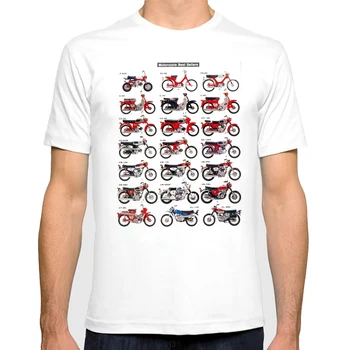 vintage poster Gráfico Motocicleta de Impressão de T-Shirts Homens Verão Harajuku Camiseta Unisex streetwear Superior T-shirt