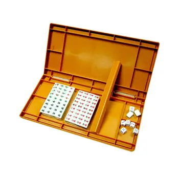 Portátil Jogo de Mahjong Conjunto Jogo de Mesa para os Chineses, o Jogo em Casa de Viagem