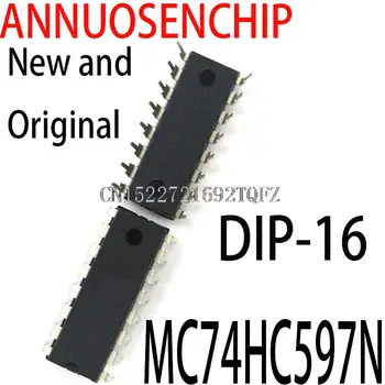 10PCS Novo e Original 74HC597 DIP-16 MC74HC597N
