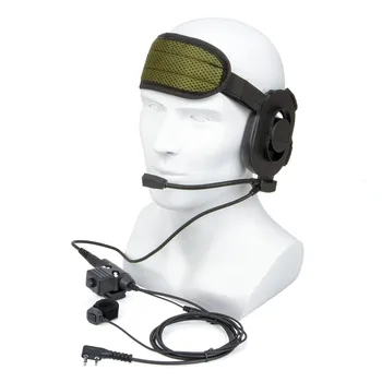 U94 PPF e o Dedo do Microfone PTT com Preto HD01 Tático Arqueiro de Elite II Fone de ouvido Fone de ouvido para BAOFENG UV-5R para TK-3207