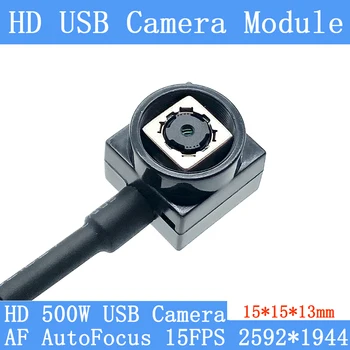 500W AF focagem automática Webcam Full HD 1080P de Alta Velocidade UVC OTG 2592*1944 15FPS USB, o Módulo de Câmera de 5MP Mini CCTV de Vigilância