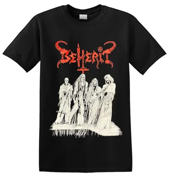BEHERIT - 'Satânico Templo do Metal - O Juramento De Sangue Negro' T-Shirt de mangas compridas