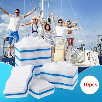 10 Pack Barco de Chinelo Borrachas Extra Durável Grosso do Barco Esponja para Limpeza Raia Deck Marcas de Magia passeios de Barco Acessórios