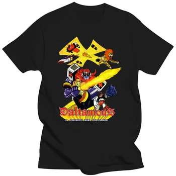 DALTANIOUS SUPER ROBÔ desenhos animados T-SHIRT POR UOMO E BAMBINO Camisetas Casuais Roupas de Marca de Moda de Algodão camisas