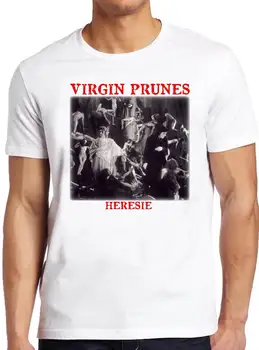 Virgin Prunes Heresie T-Shirt B1425 de Música, anos 80, Rock Eletrônico