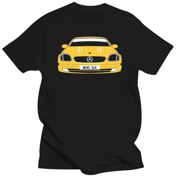 2023 Nova de Festas des p è res T-shirt masculina de Moda da Cor do Carro Conselho Mercedes Benz Verão de Manga Curta Moda
