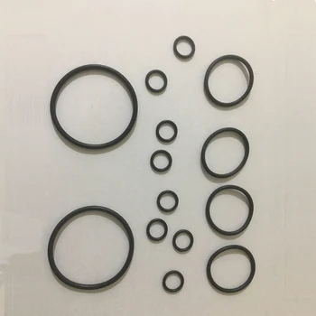 2mm 3mm de 3,2 mm de 3,7 mm de 4,1 mm 5,4 mm de 6.4 mm 10.4 mm de Diâmetro externo OD de 0,7 mm de Espessura Preto NBR Arruela de Vedação de Borracha O-Ring de Vedação