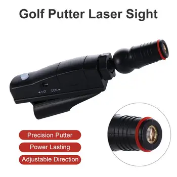 Colocando Instrutor de Taco de Golfe Lasers Portáteis Line Corrector ABS Golf Lasers Objetivo Melhorar o Taco de Golfe de Vista de Treinamento de Golfe Ajuda