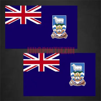 Personalidade 2 Ilhas Malvinas Bandeira Etiqueta Autocolante Vinil Decalques De Corrida Capacete De Adesivos