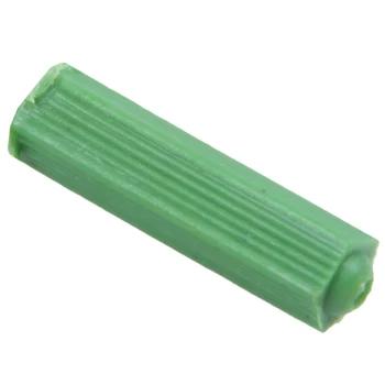500 Pcs Verde Alvenaria Parafuso de Fixação de Parede Âncora Velas de 6mm x 27mm