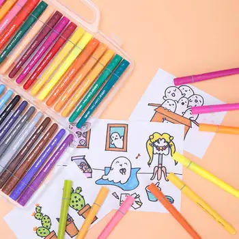 12-36 cores/Set Deli 70708 de Água cor de Caneta Crianças do jardim-de-Infância com Pintura e Graffiti caneta de Tinta estudante de pintura canetas