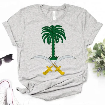 Arábia Dia Nacional de t-shirts mulheres de verão designer mangá t-shirts menina anime y2k roupas de streetwear