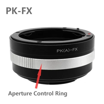 PK-FX Adaptador de Montagem com um Anel de Controle de Abertura de Anel para Todos os Pentax K lente de montagem para Fujifilm X monte câmara XT,XE,XA,XS,XH,Xpro