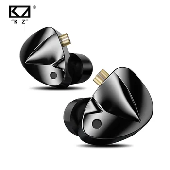 KZ D-Fi hi-fi Na Orelha Fones de ouvido com Fio Dinâmica de 4 níveis Personalizável, Ajuste o Interruptor de Fone de ouvido com Cancelamento de Ruído Fones de ouvido KZ Mamona sistema de gestão ambiental integrada