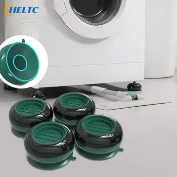 4pcs de Borracha, Máquina de Lavar roupa Vibração Almofadas Anti-Vibração Máquina de Lavar Pés de Apoio Estabilizador de Máquina de Lavar roupa da Base de dados de Almofadas do Pé