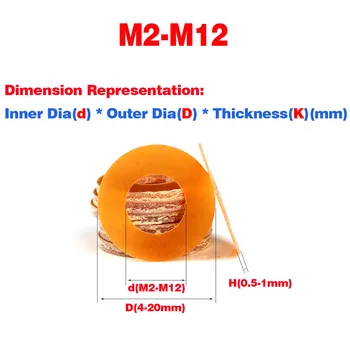 Baquelite Circular Resistente De Alta Temperatura Do Isolamento Junta/Máquina De Lavar M2-M12