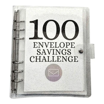 Economia De Dinheiro Desafio Kit, 100 Envelope Desafio De Fichário Para Guardar 5050 Dinheiro Envelopes Para O Orçamento De Planejamento Fácil De Usar