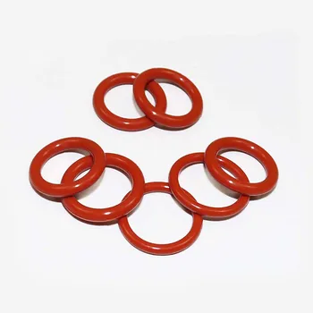 20pcs Vermelha de Silicone, Anel-O CS 1.0 mm OD 5~46mm comestível, Impermeável E Isolada Arruela de Borracha Ó Forma de anel de Vedação