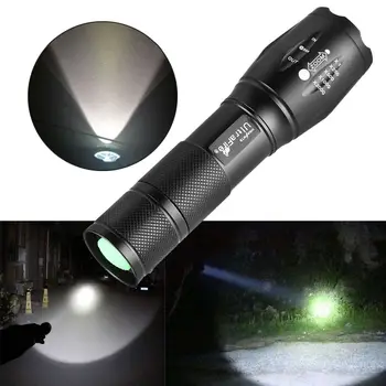 Durável Caminhadas, Camping Exterior Zoomable Lanterna 500 Lumen Lanterna LED à prova d'água