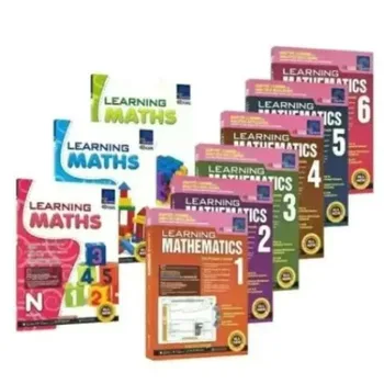 9 Livros De Inglês Em Singapura Matemática Pasta De Trabalho Sap Aprendizagem De Matemática Do Pré-Escolar Ensino Primário Ensino De Educação Infantil Do Livro Livros