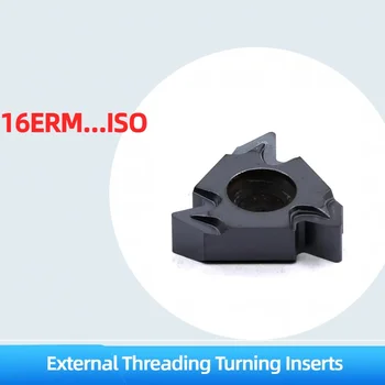 5PCS ISO 16ER200 16ERM150 ZM860 Cimento Indexáveis de metal duro Rosca de Inserção para o CNC Externa de Aço Inoxidável Threading Titular