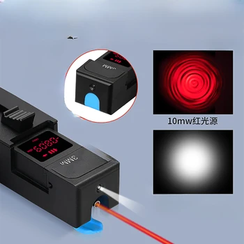 COMPTYCO de fibra óptica de sinal identificador identificador com 10km de luz vermelha tudo-em-um DIODO emissor de luz AUA-35