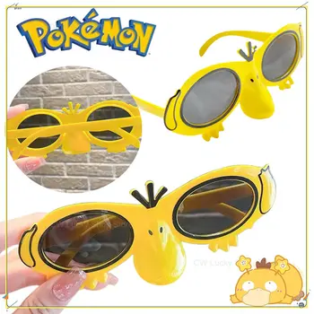 Pokemon Psyduck Cartoon Óculos De Sol De Meninas Meninos Bonitos De Sol Ao Ar Livre Proteção Óculos De Sol Da Moda Filhos Vintage Em Tons De Óculos