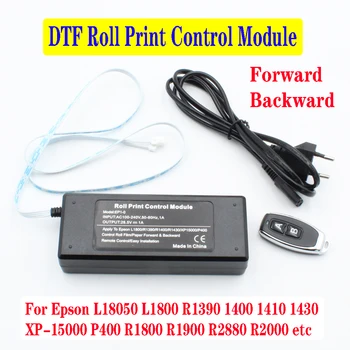 DTF Rolo de Filme Controll Módulo Para Epson L18050 L1800 1390 1400 1410 1430 R1800 R2880 P400 Rolo Controlador de Alimentação de Frente para Trás