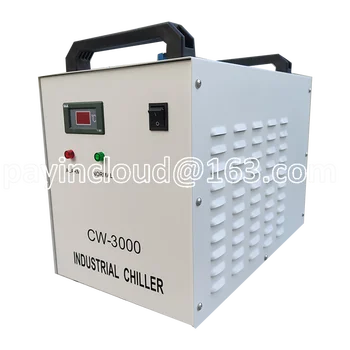 Refrigerador De Água Cw3000 Refrigeração Industrial 5000 Corte A Laser Cw5200 De Gravura Do Tanque De Água Do Eixo De Refrigeração A Água