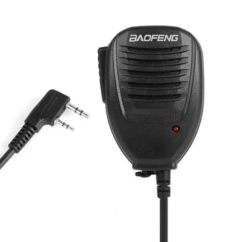 BAOFENG Portátil de alto-Falante Microfone Microfone para BF-888S UV-5R UV-5RE Além de Duas Vias de Rádio Walkie-Talkie Handheld Microfone PTT