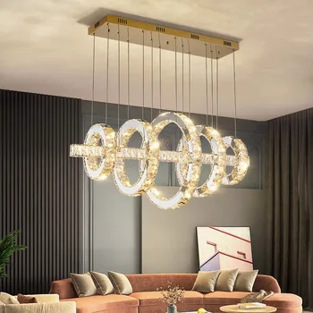 Decoração de casa moderna led luzes de pingente de lâmpadas de luz para a sala de led Lustres para sala de jantar de suspensão de luz iluminação interna