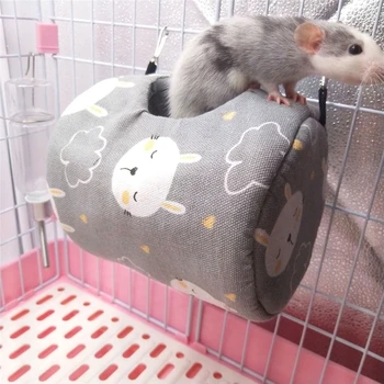 Macio Cobaia Cama Gaiola Para Hamster Mini Animal Ratos Ratos Ninho Cama Hamster Casa De Animais De Pequeno Porte Produto
