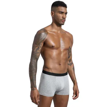 Moda Boxershorts Respirável Gelo de Seda, roupa íntima para Homens 3D Bolsa de Shorts, Cuecas sem costura Masculina Calça Boxer