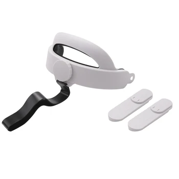 VR Cabeça Para Oculus Quest 2, a Substituição Para o Elite Alça Ajustável Mecânica Botão antiderrapante Cinta de Cabeça VR Acessórios