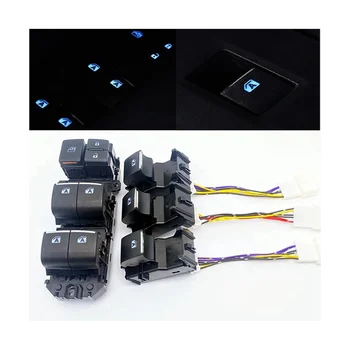 Carro LED de Alimentação Única Janela Interruptor Principal e Único Interruptor Vendidos para Toyota RAV4 2019-2022 Esquerda de Condução de luz de fundo