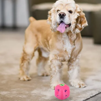 Animais De Estimação Cão Tratar De Bola Alimentos Dispensa De Brinquedo Do Cão Mastigar Brinquedo De Morder O Brinquedo Squeaky Bola
