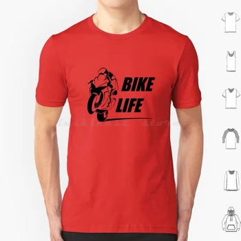 Bikelife T-Shirt De Algodão Homens Mulheres Diy De Impressão Como Braap Bbrraapp Bbraapp Bbraap Bbrraaapp Vida Bicicleta Moto Motocicleta Ciclo
