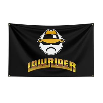 90x150cm Lowrlders Bandeira de Poliéster Prlnted Raclng Carro Banner Para Decorft bandeira banner1