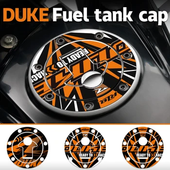 Para Ktm Moto Adesivo De Duke 390 790 Tank Pad Decalque Da Tampa De Combustível 125 200 250 Logotipo