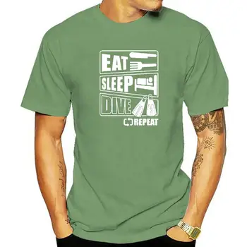 Comer, Dormir De Mergulho Repetir Impressão Algodão Casual Tshirt Mulheres Funny T-Shirt Senhora Streetwear O Oceano Está Chamando De Mergulho, Surf Superior Tee