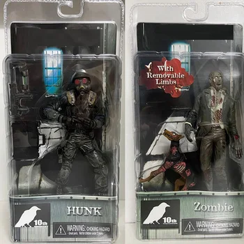 NECA Pedaço de Zumbi Figura de Ação The Walking Dead Personagem Com o Cão Licker E Walker Colecionáveis Modelo de Brinquedos 18cm
